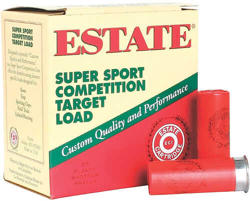 Estate Super Sport Competition Target Load 12 ga. 2.75 in. 3 Dr. 1 1/8 oz. 7.5 Shot 25 rd. Model: SS12H 7.5