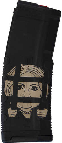 Black Rain Ordnance Lasered AR15 Magazine Hillary in Prison 30 rd.