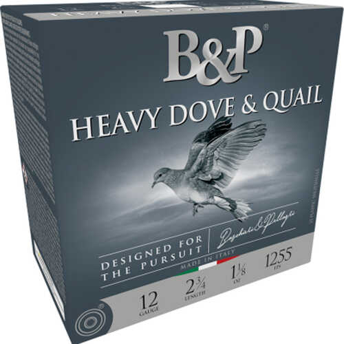 B&P Dove & Quail Shotgun Loads 20 ga. 2.75 in. 1 oz. 1175 FPS 8 Shot 25 rd. Model: 20BD8