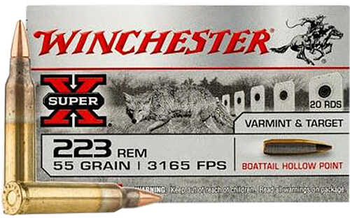WIN SUP-X 223REM 55GR BTHP 20/BX