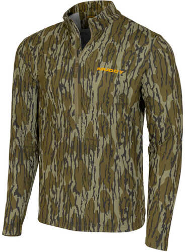 Muddy TRX Lightweight Quarter Zip Mossy Oak Bottomland Large Model: MUD-LW-QZ-MOB-L