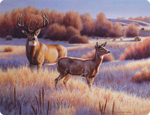 Rivers Edge Tempered Glass Deer Cutting Board 16x12