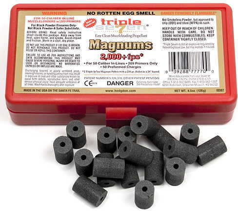 Hodgdon Triple Seven Magnum Pellets 50 cal. gr. pk. HAZMAT Model: T7MAGNUM