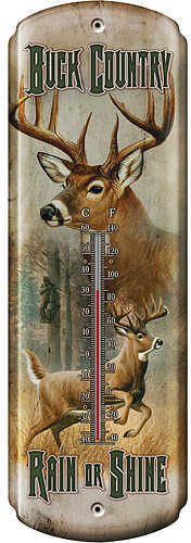 Rivers Edge Tin Thermometer Bucky Country Model: 1358