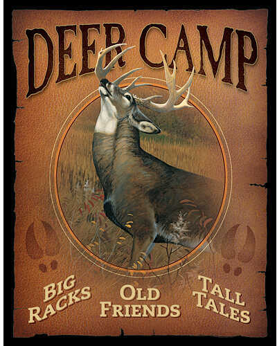 Wild Wings Tin Sign Deer Camp Model: 5227755065