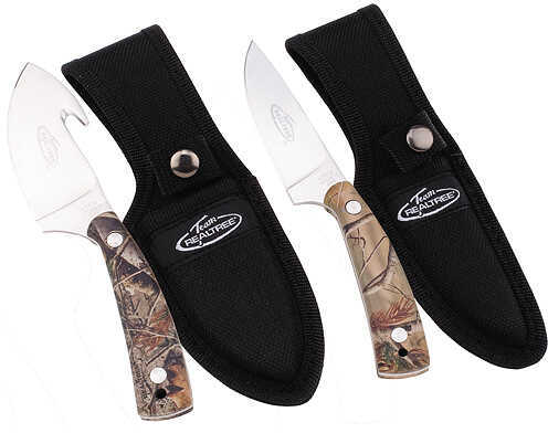 Kutmaster Team Realtree Field Dress/Caping Combo Knives 2 Knife Set AP