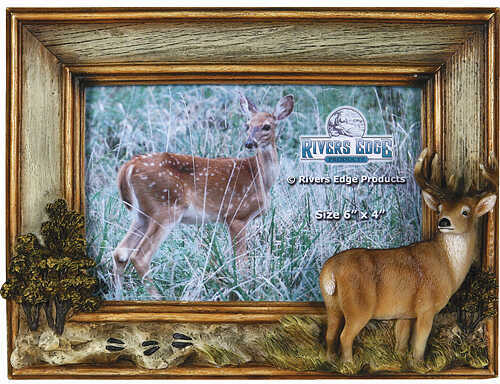 Rivers Edge Deer Picture Frame 4''x6''