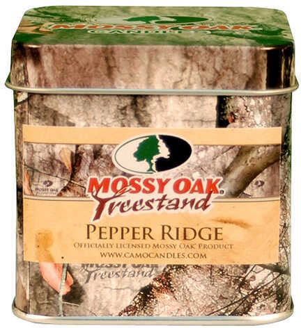 Camo Candles Mossy Oak Treestand - Pepper Ridge Slip Top Tin 3x3x3
