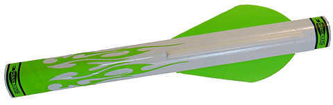 Extreme Archery Shrink Fletch W/2" Broadhead Vane 2 Grn/1Wht 6/Pk.