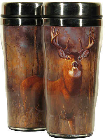 Reflective Art Stainless Travel Mug - HeArthrob Whitetail 16Oz.