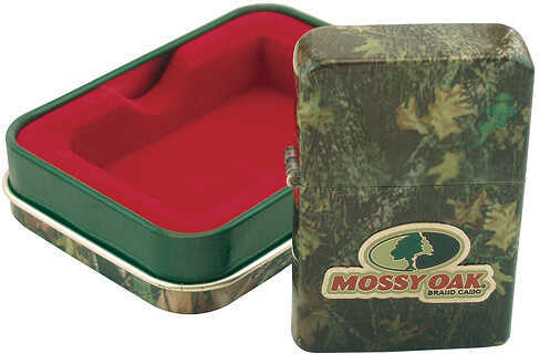 AES Mossy Oak Lighter W/Collector Tin Oil (Not Filled)