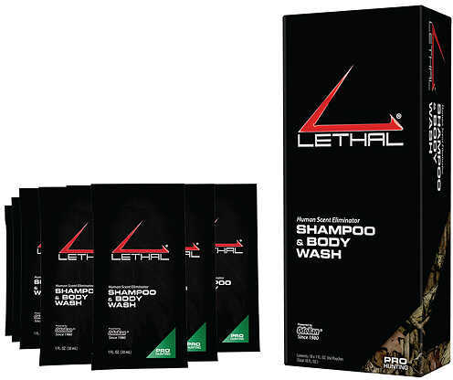 Lethal Shampoo & Body Wash Pouches 1Oz. 18/Pk