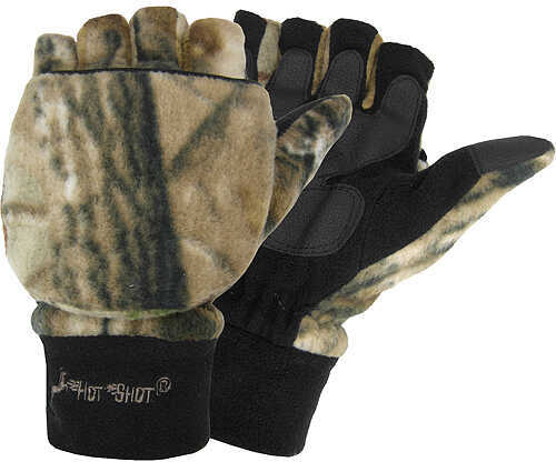 Jacob Ash Ladies Bulls-Eye Fingerless Pop-Top Glove Lg Insulated AP