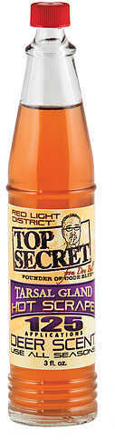 Top Secret Tarsel Gland Hot Scrape Deer Scent 3Oz.