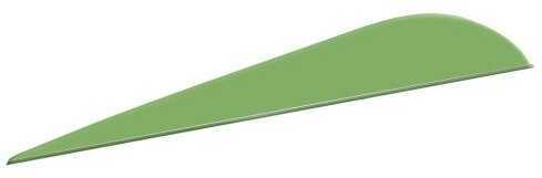 Q2i Duravane-II Vanes Neon Green 4 in. 100 pk. Model: Q2i12043