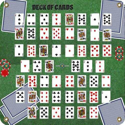 Arrowmat XL Foam Target Face Deck of Cards 34x34 in. Model: AMDK34