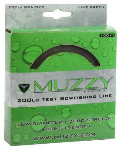 Muzzy Bowfishing Line 200 lb. Lime Green 100 ft. Model: 1078