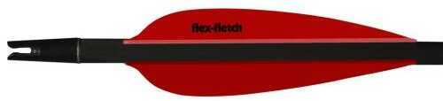Flex Fletch FFP ShieldCut Vane Red 3.6 in. 36 pk. Model: FFP-360-RD