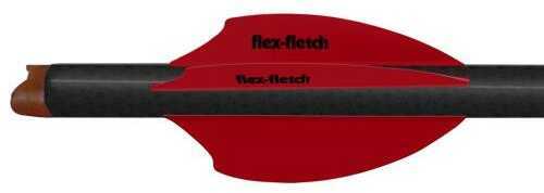 Flex Fletch Silent Knight 200 Real Red 2 in. 36 pk. Model: SK-200-RD