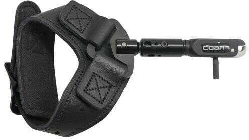 Cobra Archery Release Trophy D-Back Single Jaw Black Leather