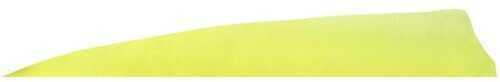 Gateway Shield Cut Feathers Flo Yellow 4 in. RW 100 Pk. Model: 400RSSFY-100