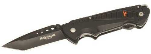 Havalon EXP Folder 3.06-Inch Blade, AUS-8 Tanto Fiberglass Reinforced Nylon Black Md: XTC-EXP