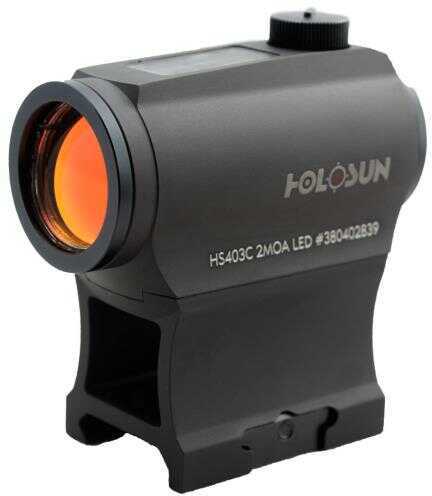 Holosun HS403C HS Classic 1x 2 MOA Red Dot CR2032 Lithium Black