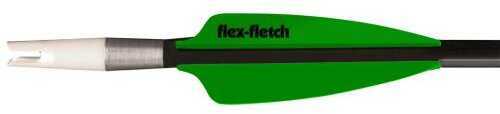 Flex Fletch FFP ShieldCut Vane Neon Green 2.25 in. 39 pk. Model: FFP-225-FG-39
