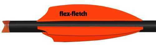 Flex Fletch Silent Knight 300 FLEX2 Blaze Orange 3 in. 100 pk. Model: SK-300-BLZ-100