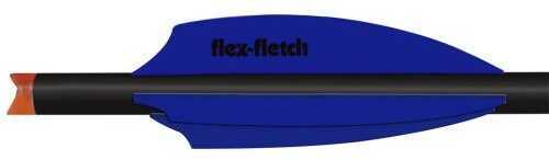 Flex Fletch Silent Knight 300 FLEX2 Blue 3 in. 100 pk. Model: SK-300-BLU-100