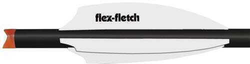 Flex Fletch Silent Knight 300 FLEX2 White 3 in. 100 pk. Model: SK-300-WHT-100