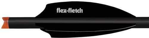 Flex Fletch Silent Knight 300 FLEX2 Black 3 in. 100 pk. Model: SK-300-BLK-100