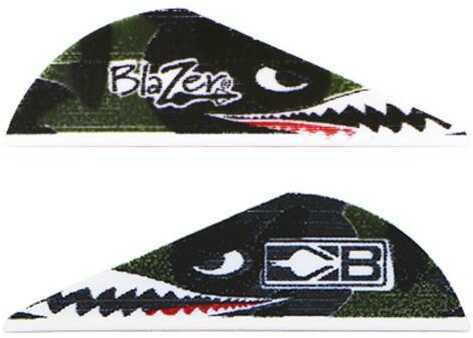 Bohning Blazer Vanes Flying Tiger Shark 100 pk. Model: 10832FTS