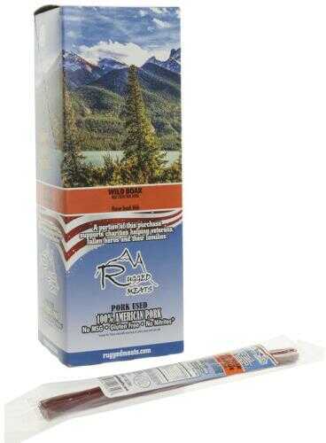 Rugged Meats Wild Boar Snack Sticks Original 24 pk. Model: