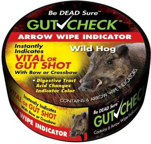 Gut Check Arrow Wipe Indicators Hog 6 pk. Model: GCW2006