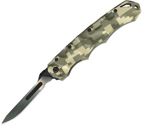 Havalon Stag Knife Green Digital Camo Model: XTC-60ASTAGGCAM