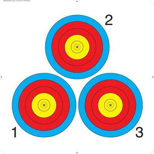 Walk On Paper Target 3 Spot 50 pk. Model: 3spot