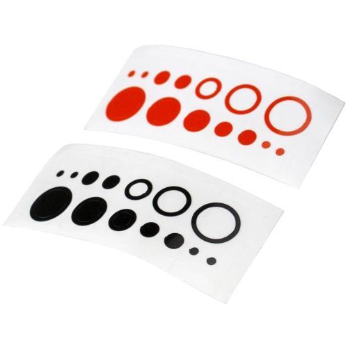 Mybo Lens Decals Orange/Black Model: 701969