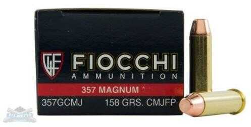 357 Mag 158 Grain Full Metal Jacket 50 Rounds Fiocchi Ammunition 357 Magnum