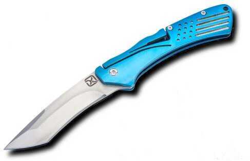 Klecker Knives & Tools "Slice" 3.4" Lock-back Folding Knife; Blue