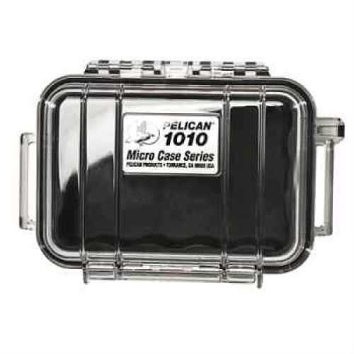 Pelican 1050025100 Micro Case Black/Clear Polycarbonate 7.99" Long