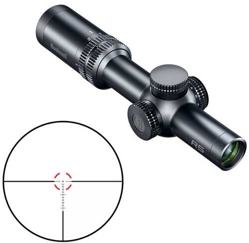 Bushnell R5 1-6X24 Dd2-Qa Black Ill Second Focal | ILLUMINATED R5-1624S26