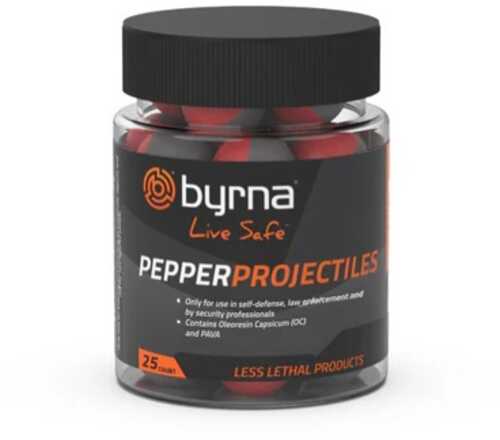 Byrna Technologies BYRNA Pepper PROJECTILES 25Pk JB68315 | .68 Caliber JB68315