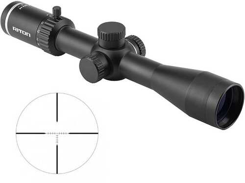 Riton Optics X3 Primal 4-16X44 30MM DHR Matte Black 3P416AS23