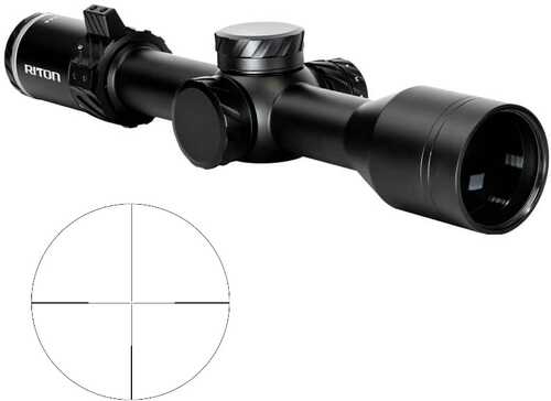 Riton Optics X5 Primal 2-12X44 30MM MOA IR Matte Black | Second Focal 5P212ASI24