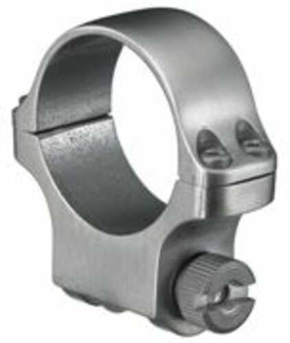Ruger® 90285 Clam Pack Single Ring Medium 30mm Diameter Stainless
