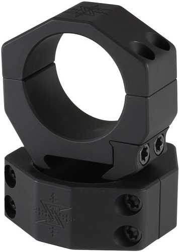 Seekins Precision Scope Rings 34mm Low Anodized Aluminum Matte Black Model: 001063000