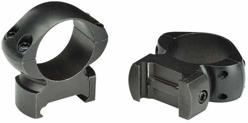 Simmons Weaver 1" Extra High Grandslam Rings With Matte Black Finish Md: 49307