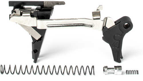 ZEV FFTPRODRP4G9 Pro Trigger Drop-In Kit for Glock 17/19/26/34 Gen4 9mm Luger Black Hardcoat Anodized Aluminum Flat