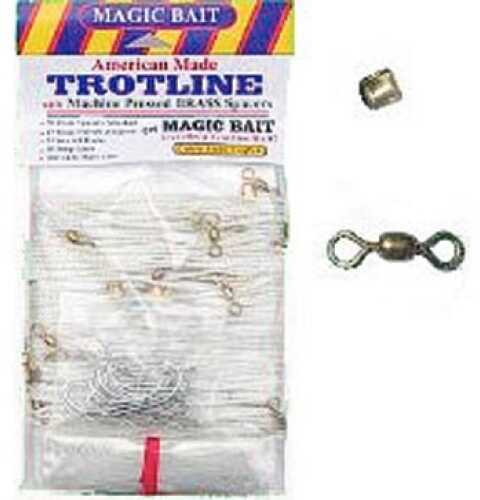 Magic Bait Trotline Eco W/Plas Spacers 100ft 20Hk Md#: 77BSTL